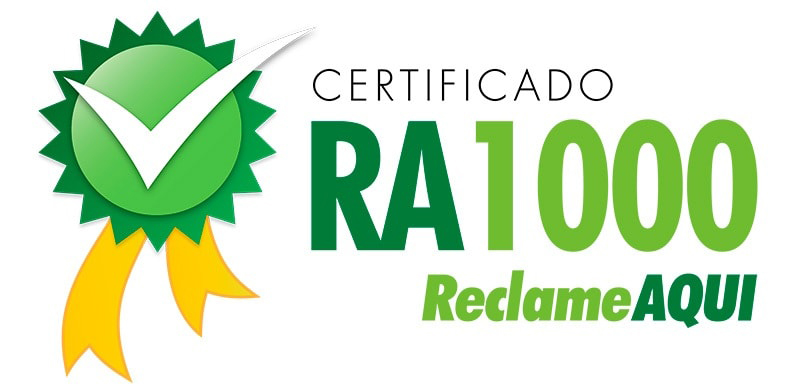 Selo RA 1000 Reclame Aqui