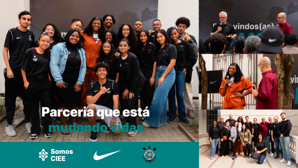 Somos CIEE e Nike celebram os 20 jovens aprovados no programa de bolsas de estudo