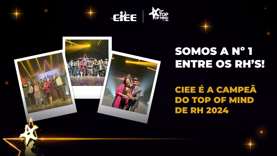 CIEE vence categoria especial no Prêmio Top of Mind de RH 2024