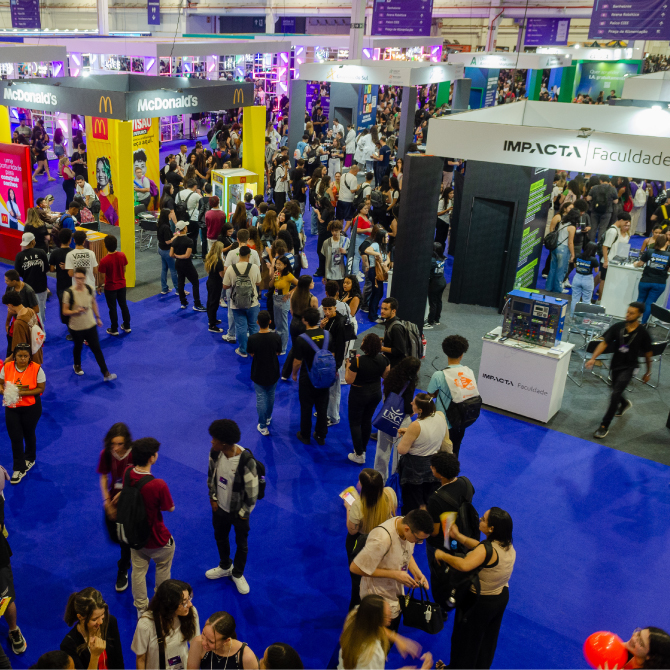 Foto dos estandes da Expo CIEE 2024