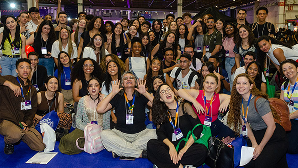Foto da galera jovem que participou da Expo CIEE de 2024