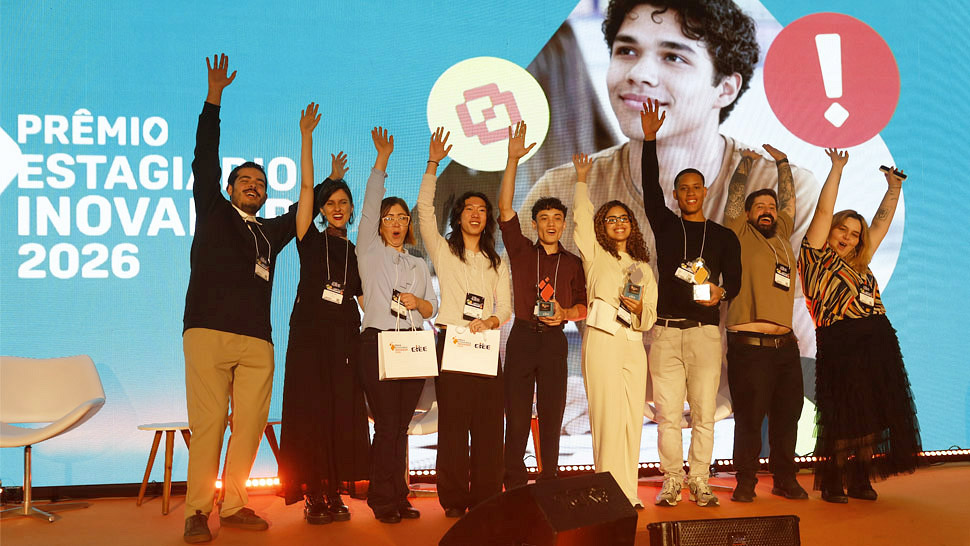 Finalistas e jurados do Prêmio Estagiário Inovador 2026.