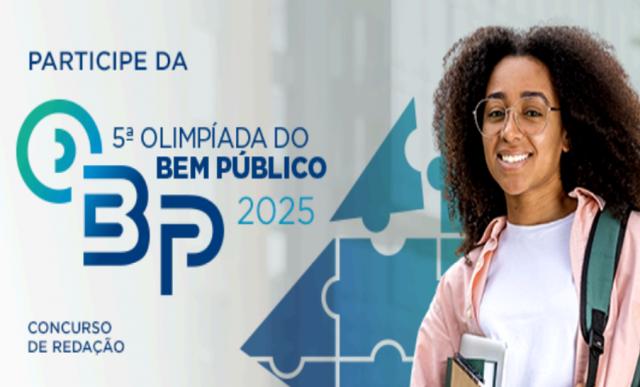 Participe do Concurso de Redação da 5ª Olimpíada do Bem Público 2025 e compartilhe suas ideias para transformar o mundo.