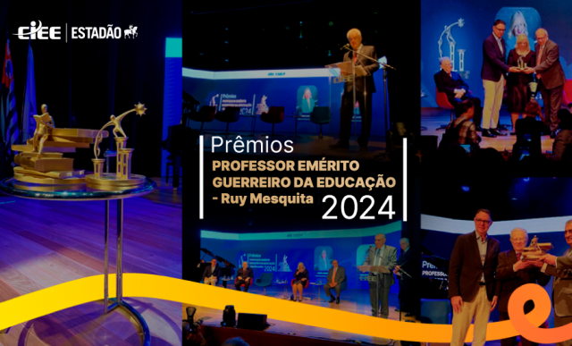 CIEE e Estadão promovem prêmios Professor Emérito e Guerreiro da Educação 2024