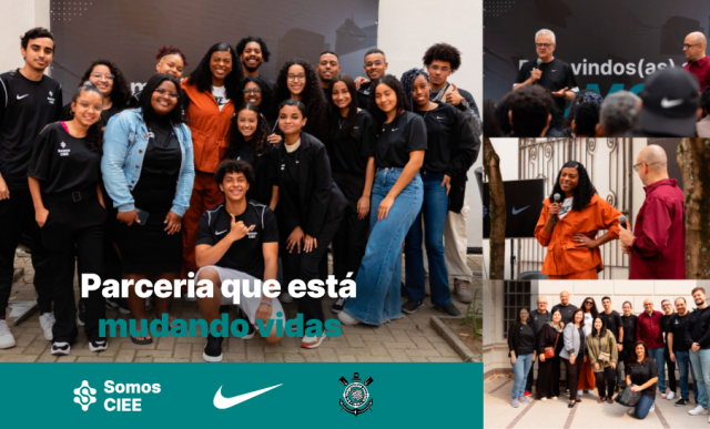 Somos CIEE e Nike celebram os 20 jovens aprovados no programa de bolsas de estudo